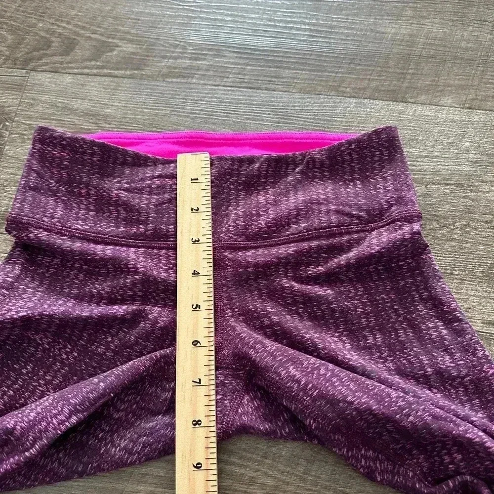 LULULEMON Wunder Under Ziggy Wee August Glo Raspberry Glo Light Crop size 2
